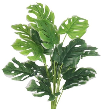 SZTUCZNE KWIATY LIŚCIE MONSTERY MONSTERA BUKIET