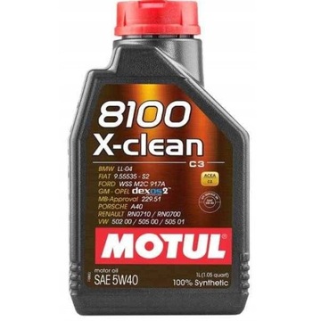 MOTUL 8100 X-CLEAN 5W40 C3 olej silnikowy 1L