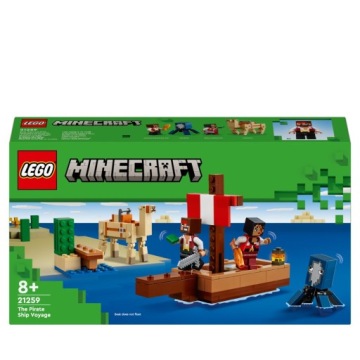 LEGO MINECRAFT Rejs statkiem pirackim 21259