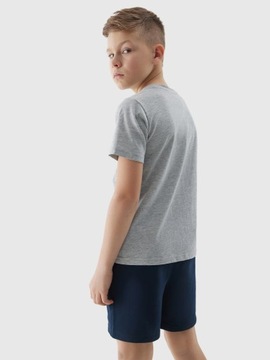 Футболка для мальчиков 4f гладкая детская футболка Basic SS24