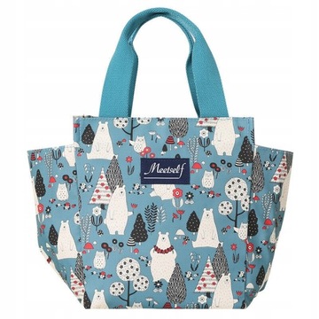 Холщовая сумка Большая сумка для бенто Сумка для обеда