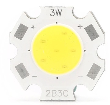 Moduł COB 3W LED ciepła biała