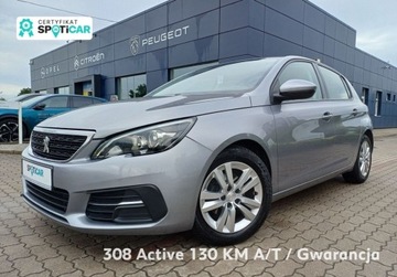 Peugeot 2019 Peugeot 308 146 Active 130 KM AUTOMAT I wl. GWARANCJA 1.2 Benzyna