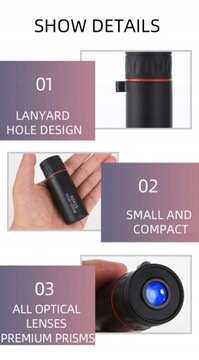 Полевые телескопы с оптическим зумом 100X25 Clear View