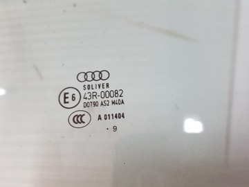 AUDI A3 8P 8P7 CABRIO 09R SKLO (OKNO) DVEŘE LEVÝ PŘEDNÍ