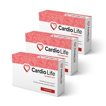 3x CARDIO LIFE - na zdrowe serce, praca serca