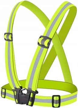 ВЕЛОСИПЕДНЫЙ ЖИЛЕТ ДЛЯ БЕГА СО СВЕТООТРАЖАЮЩИМИ РЕМНЯМИ