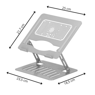 СКЛАДНАЯ ОХЛАЖДАЮЩАЯ ПОДСТАВКА ДЛЯ НОУТБУКА МЕТАЛЛИЧЕСКАЯ ПОДСТАВКА, РЕГУЛИРУЕМАЯ USB