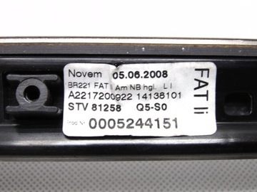 LIŠTA DEKORACE DVEŘE ČALOUNĚNI LEVÝ PŘEDNÍ MERCEDES S W221 05-09R LONG