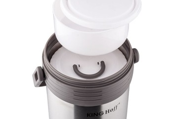 KINGHOFF УЖИННЫЙ ТЕРМОС 1,5л + 3 КОНТЕЙНЕРА KH-407