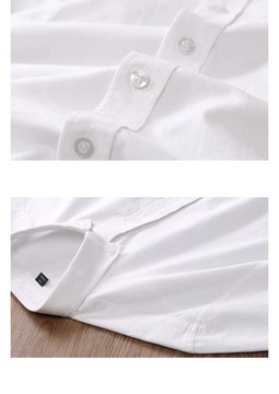 Oxford Shirts for Men 100% Cotton Solid Color Man