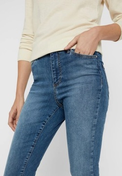 Spodnie jeansy damskie VERO MODA niebieskie L/32