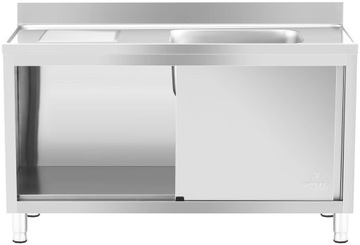 Раковина 50x40 см. Ширина шкафа 140 см.