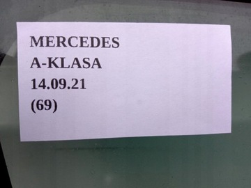 LIŠTA DVEŘE PRAVÝ PŘEDNÍ MERCEDES TŘÍDA A W168