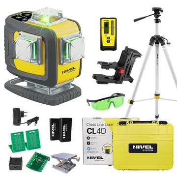 NIVEL SYSTEM CL4D-G LASER ZIELONY STATYW CZUJNIK