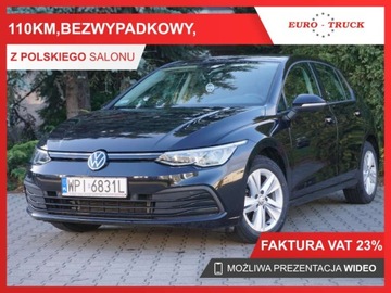 Volkswagen Golf VIII Hatchback 1.0 TSI 110KM 2021 Volkswagen Golf VW Golf, VIII, 110KM, 2021r, Salon Polska, Android, CarPla