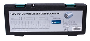 Zestaw nasadek długich 1/2 15el Honidriver H4515