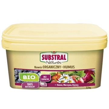 Nawóz naturalny+humus 2w1 3,5kg owoce warzywa