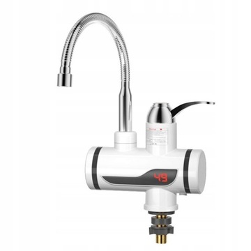 Przepływowy elektryczny podgrzewacz wody dom działka z prysznicem 3000W