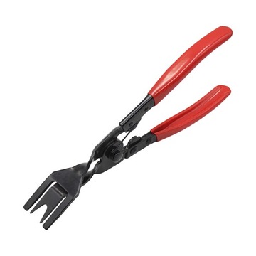 Plastikowe szczypce do nitów zatrzaskowych, czerwo
