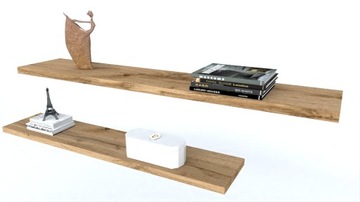 две подвесные полки Wotan черный 60см много цветов