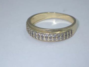 КОЛЬЦО С ЦИРКОНОМ ЗОЛОТО 585 2.81G R12