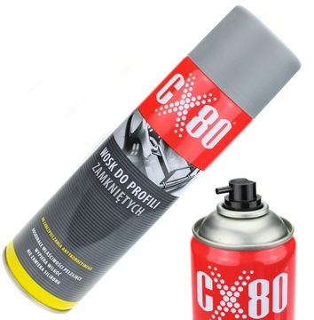 CX80 WOSK DO PROFILI ZAMKNIĘTYCH ANTYKOROZJA 500ML