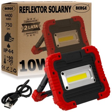 LAMPA LED ROBOCZA WARSZTATOWA AKUMULATOR 10W 750lm