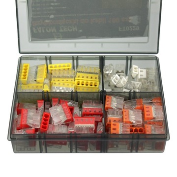 ЭЛЕКТРИЧЕСКИЙ БЫСТРОСОЕДИНИТЕЛЬ ДЛЯ ПРОВОДНОГО КАБЕЛЯ 100 шт.