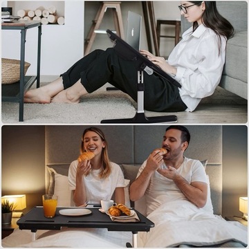 MOZOS GAME-SL2 DUŻY STOLIK PODSTAWKA POD LAPTOPA ŚNIADANIOWY DO ŁÓŻKA ERGO+