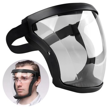 Козырек для кошения, защитная маска, прозрачный лицевой щиток, головной убор