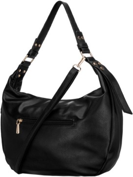 BLACK SHOPPER BAG MONNARI Длинный плечевой ремень