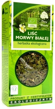 Herbatka z LIŚCI MORWY BIAŁEJ 50g DARY NATURY
