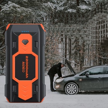 AIZICO JUMP STARTER POWERBANK BOOSTER ДЛЯ АВТОМОБИЛЯ 22000 мАч 2500 А