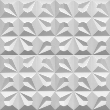 ПАНЕЛЬ Декор БЕЛАЯ КАССЕТНАЯ Потолочная 3D 1м2 Слезы