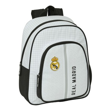 Школьный рюкзак Real Madrid C.F. 24/25 Белый Серый 28 х 34 х 10 см