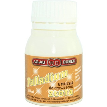Płyn do czyszczenia złota emulsja Palladium 80ml