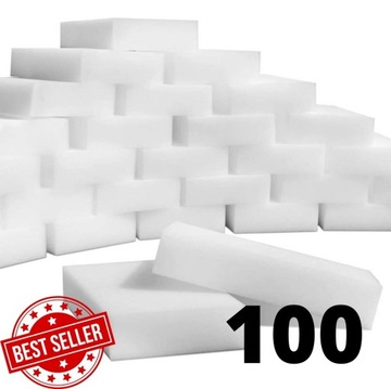 NANO MAGICZNE GĄBKI do czyszczenia brudu 100 sztuk