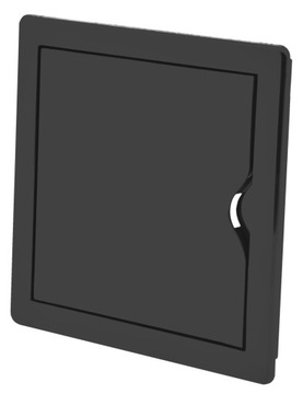 DRZWICZKI REWIZYJNE 15x15 cm PLASTIKOWE ABS GRAFIT