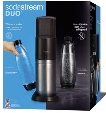SODASTREAM Duo Carbonator Черный + 2 бутылки