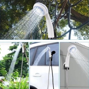 ПЕРЕНОСНОЙ АВТОМОБИЛЬНЫЙ ДУШ С USB АККУМУЛЯТОРНЫЙ НАСОС НАБОР С КРЮЧКОМ