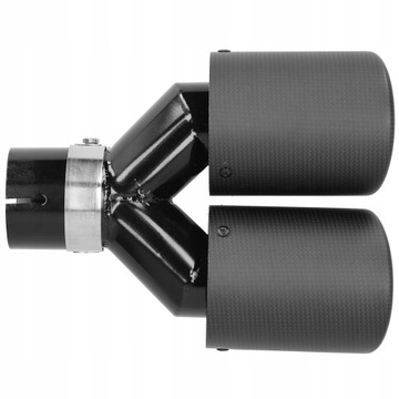 Универсальная двойная выхлопная труба.