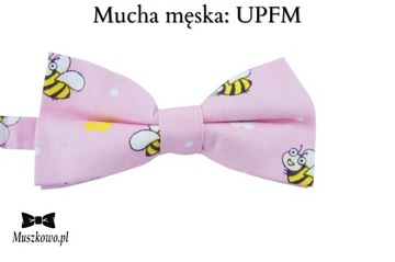 Розовые подтяжки и мужской галстук-бабочка в горошек. УЗОРЫ НА ВЫБОР!