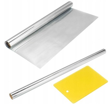 ФОЛЬГА ДЛЯ ОКОННОГО ЗЕРКАЛА ДЛЯ СТЕКЛА RAKLA 150 x 60СМ 2 ШТ.