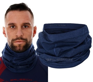 BRUBECK WEŁNIANY TERMOAKTYWNY KOMIN ROWEROWY L-XL