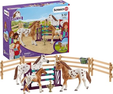SCHLEICH 42433 ZESTAW TRENINGOWY KOŃ APPALOOSA
