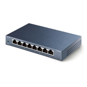 КОММУТАТОР TP-LINK TL-SG108 ГИГАБИТНЫЙ 8 ПОРТОВ