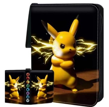 Большой альбом, 400 карточек с покемонами, коллекционный подарок с узорами Пикачу