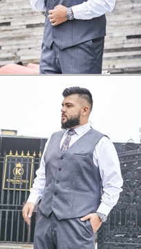 2023 Плюс Размер Костюм Жилет Мужской Однотонный Одинарный Br