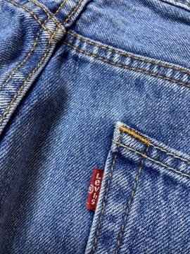 Levi's 505 STRAUSS LEVIS oryginalne niebieskie Spodnie Jeansy W 38 L 32